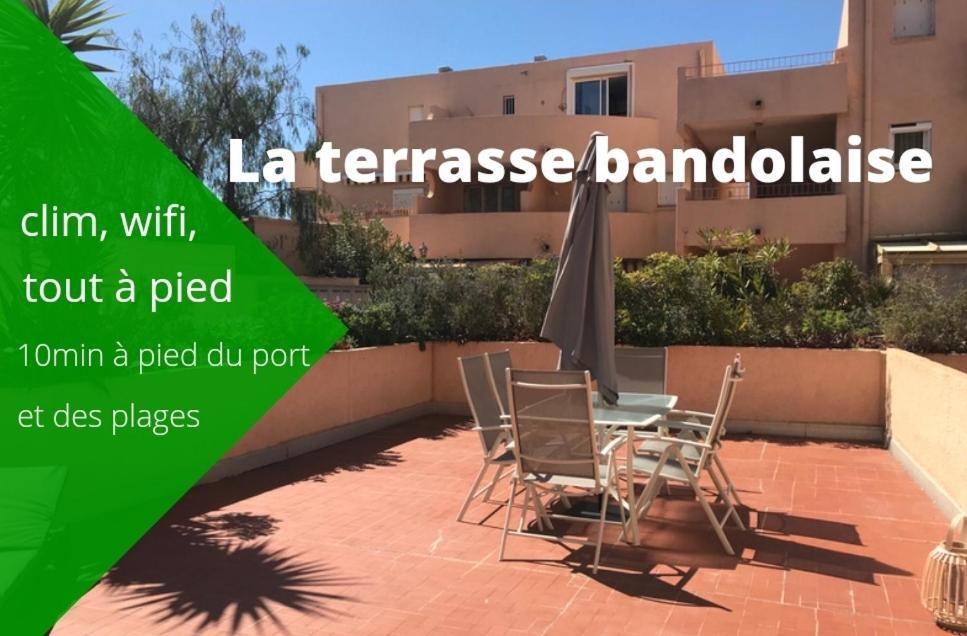 La terrasse bandolaise tout à pied, wifi, clim, parking Exterior foto